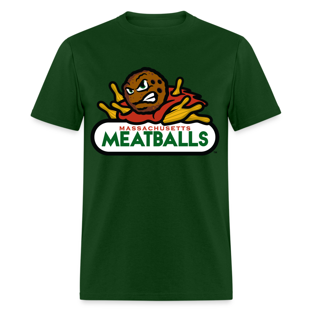 Massachusetts Meatballs Unisex T-Shirt - forest green