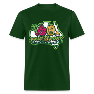 Brisbane Fruits of Fury Unisex T-Shirt - forest green