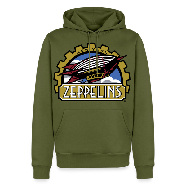 New York Zeppelins Premium Hoodie - khaki green 