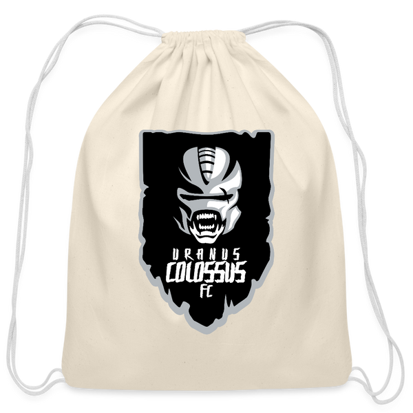 Uranus Colossus FC Cotton Drawstring Bag - natural