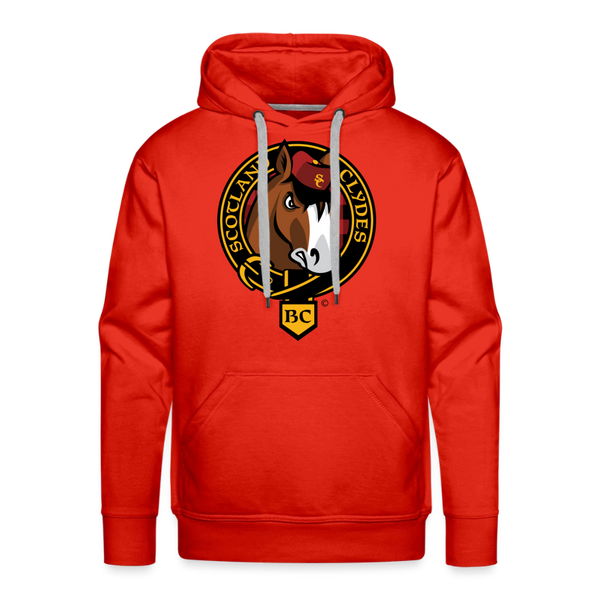 Scotland Clydes Premium Hoodie - red