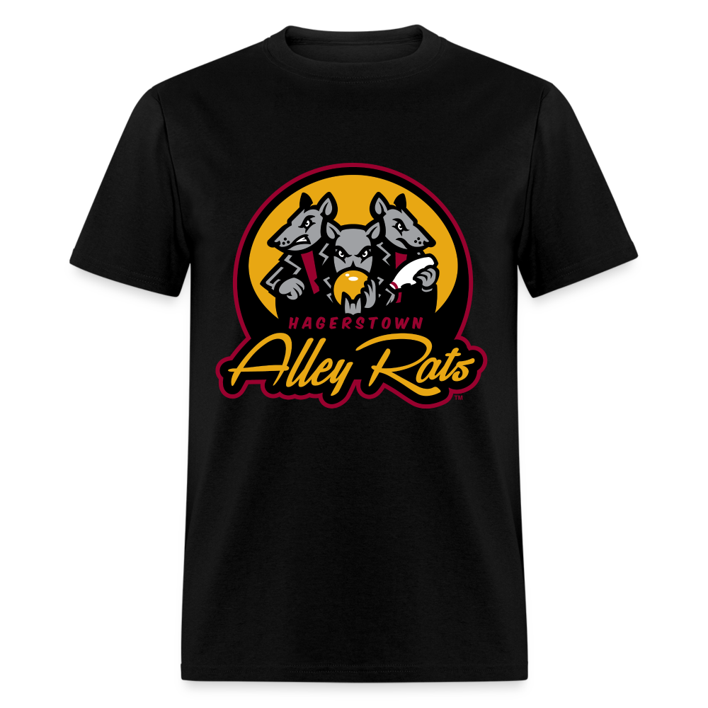 Hagerstown Alley Rats Unisex T-Shirt - black