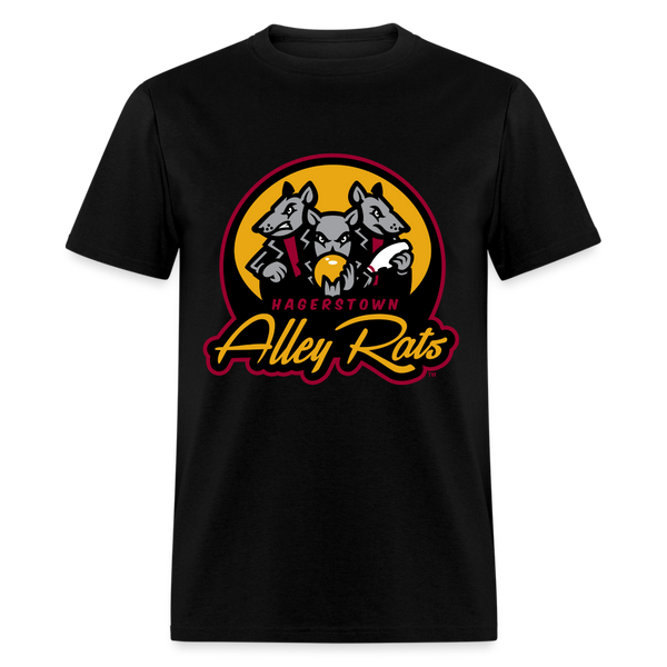 Hagerstown Alley Rats Unisex T-Shirt - black