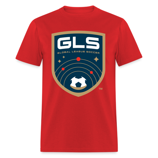 Global League Soccer Unisex T-Shirt - red