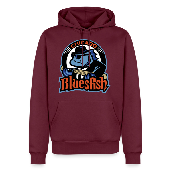 Chicago Bluesfish Premium Adult Hoodie - burgundy