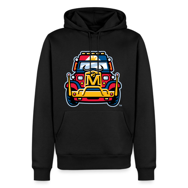 Mindanao Motoristas Jeepney Premium Adult Hoodie - black