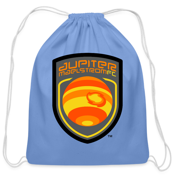 Jupiter Maelstrom FC Cotton Drawstring Bag - carolina blue