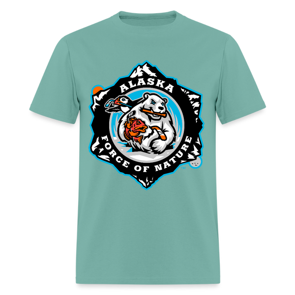 Alaska Force of Nature Unisex T-Shirt - aquatic