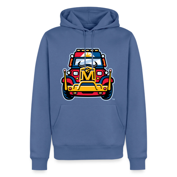 Mindanao Motoristas Jeepney Premium Adult Hoodie - stone blue 