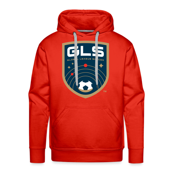 Global League Soccer Premium Adult Hoodie - red