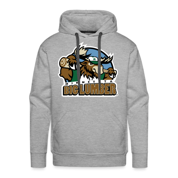Minnesota Big Lumber Premium Adult Hoodie - heather grey