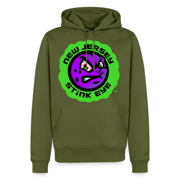 New Jersey Stink Eye Premium Adult Hoodie - khaki green 