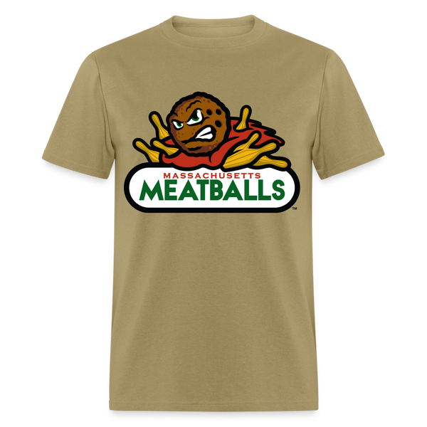 Massachusetts Meatballs Unisex T-Shirt - khaki