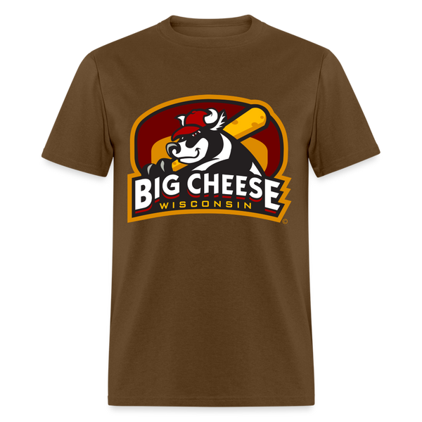 Wisconsin Big Cheese Unisex T-Shirt - brown