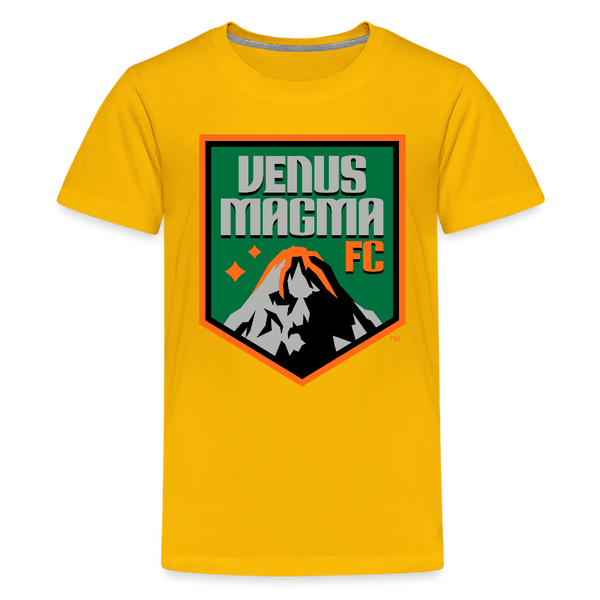 Venus Magma FC Kids' Premium T-Shirt - sun yellow