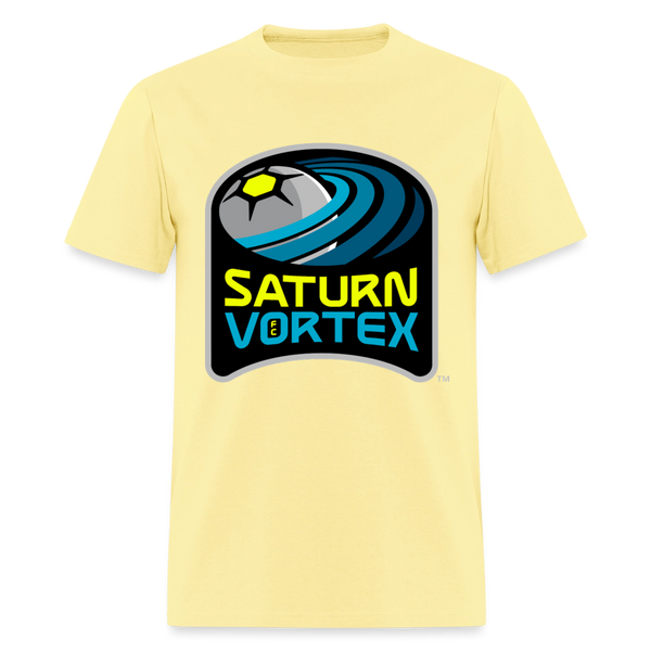 Saturn Vortex FC Unisex T-shirt - cornsilk