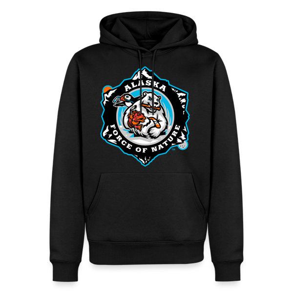 Alaska Force of Nature Premium Adult Hoodie - black