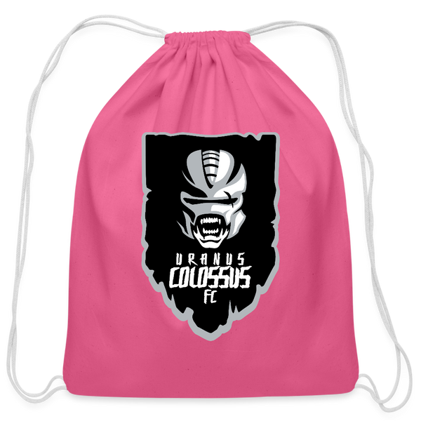 Uranus Colossus FC Cotton Drawstring Bag - pink