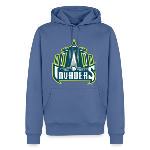 New York Invaders Premium Adult Hoodie - stone blue 