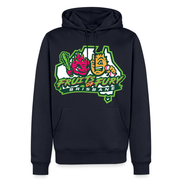 Brisbane Fruits of Fury Premium Adult Hoodie - navy