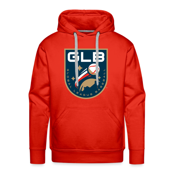 Global League Baseball Premium Adult Hoodie - red