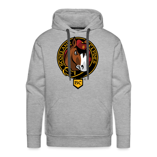 Scotland Clydes Premium Hoodie - heather grey