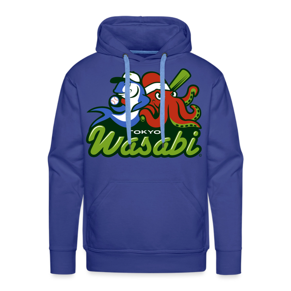 Tokyo Wasabi Premium Adult Hoodie - royal blue