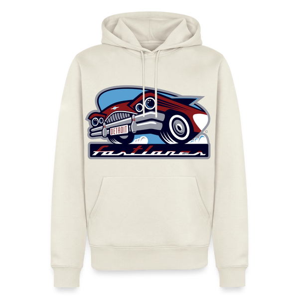 Detroit Fastlanes Premium Adult Hoodie - off white
