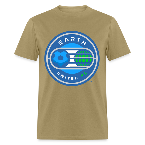 Earth United FC Unisex T-Shirt - khaki