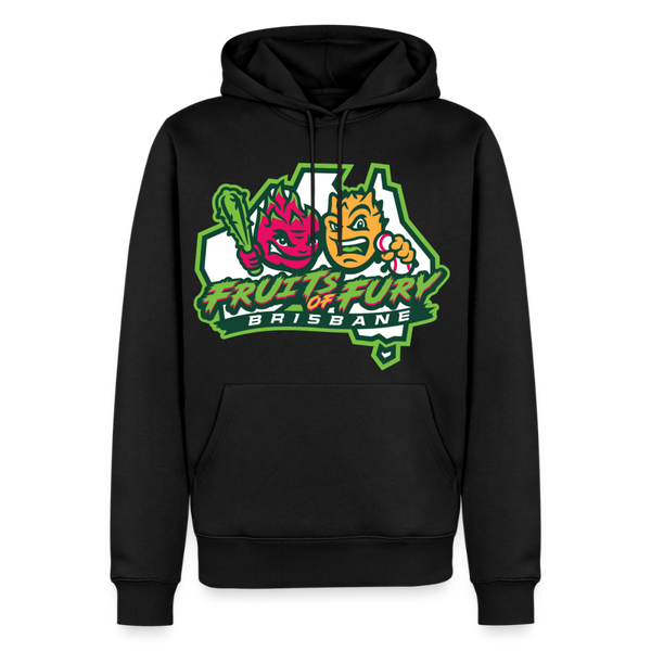 Brisbane Fruits of Fury Premium Adult Hoodie - black