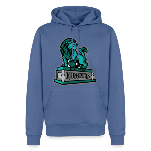Chicago Kingpins Premium Adult Hoodie - stone blue 