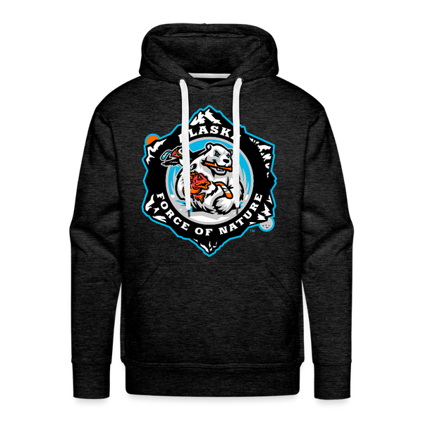 Alaska Force of Nature Premium Adult Hoodie - charcoal grey