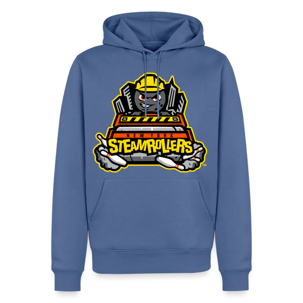 New York Steamrollers Premium Adult Hoodie - stone blue 