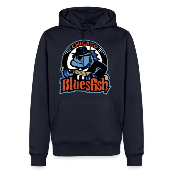 Chicago Bluesfish Premium Adult Hoodie - navy