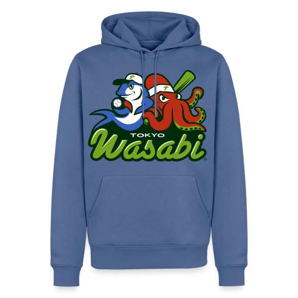 Tokyo Wasabi Premium Adult Hoodie - stone blue 