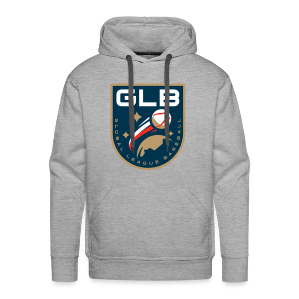 Global League Baseball Premium Adult Hoodie - heather grey