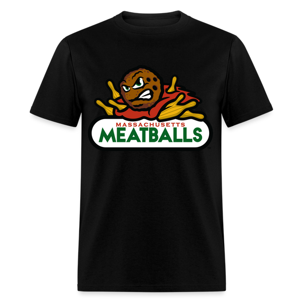 Massachusetts Meatballs Unisex T-Shirt - black