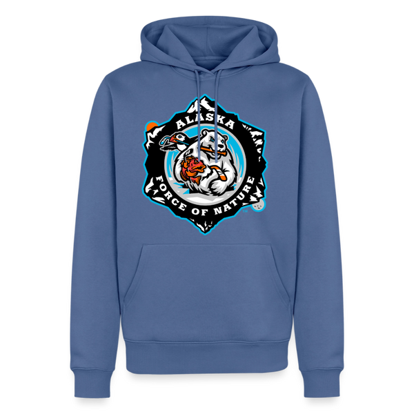 Alaska Force of Nature Premium Adult Hoodie - stone blue 