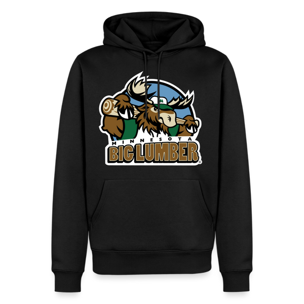 Minnesota Big Lumber Premium Adult Hoodie - black