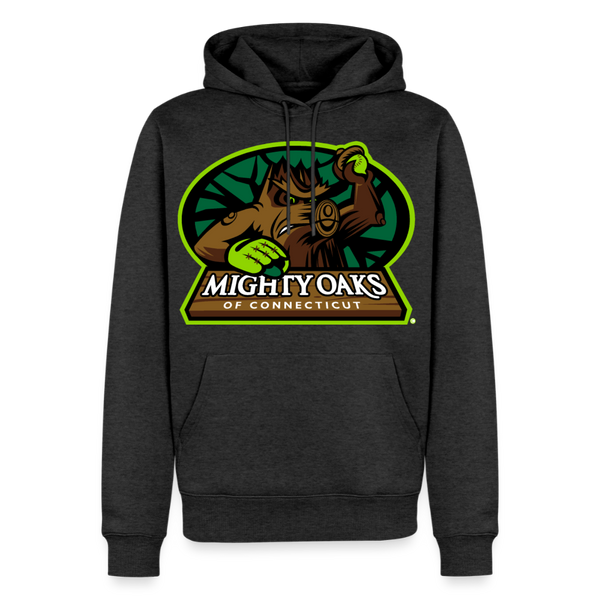 Mighty Oaks of Connecticut Premium Adult Hoodie - heather anthracite