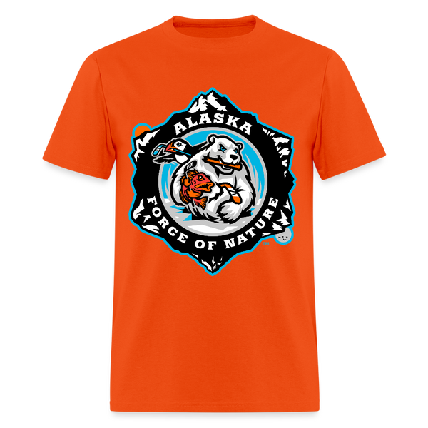 Alaska Force of Nature Unisex T-Shirt - orange
