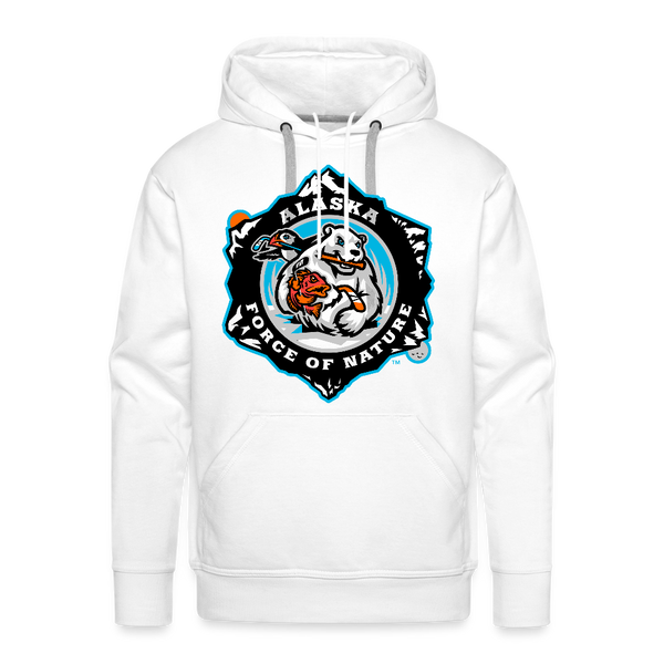 Alaska Force of Nature Premium Adult Hoodie - white
