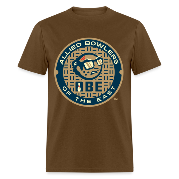 ABE Bowling Unisex T-Shirt - brown