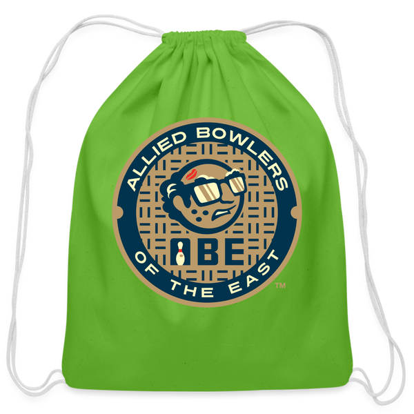 ABE Bowling Cotton Drawstring Bag - clover