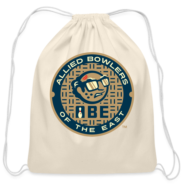 ABE Bowling Cotton Drawstring Bag - natural
