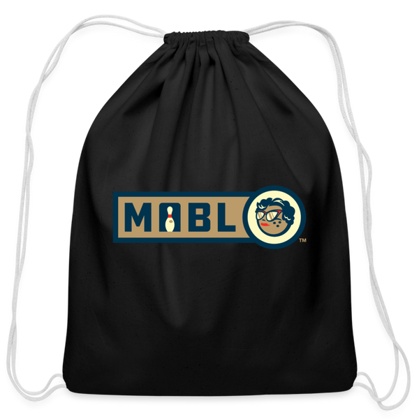 MABL Bowling Cotton Drawstring Bag - black