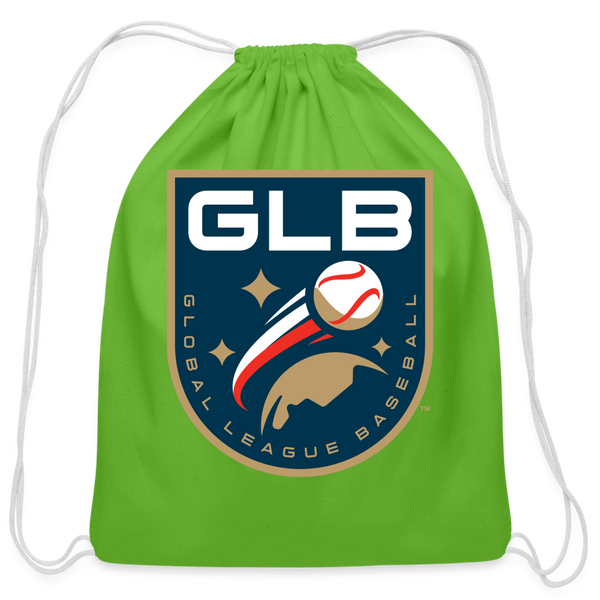 Global League Baseball Cotton Drawstring Bag - clover