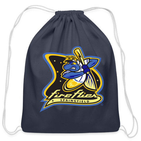 Springfield Fireflies Cotton Drawstring Bag - navy