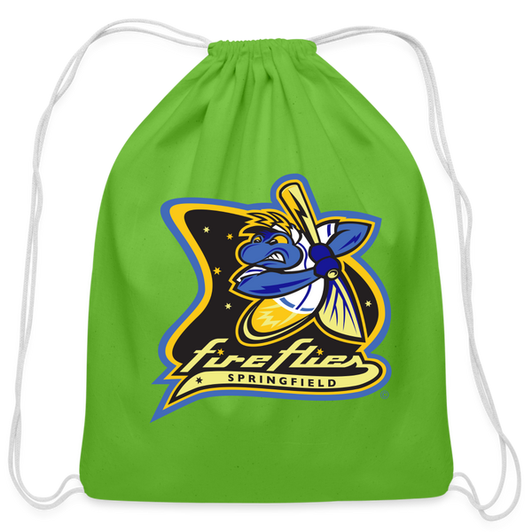 Springfield Fireflies Cotton Drawstring Bag - clover