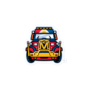 Mindanao Motoristas jeepney bubble-free sticker